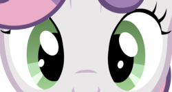 Size: 851x455 | Tagged: safe, artist:ex-machinart, sweetie belle, pony, g4, close-up, female, solo