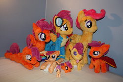 Size: 1600x1067 | Tagged: safe, artist:leahlinn, scootaloo, pony, g4, irl, photo, plushie, self ponidox