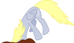 Size: 800x464 | Tagged: safe, artist:bluefluffydinosaur, derpy hooves, pegasus, pony, g4, the last roundup, female, mare, simple background, solo, transparent background, vector