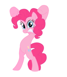 Size: 800x919 | Tagged: safe, artist:bluefluffydinosaur, pinkie pie, bridle gossip, g4, belly, bipedal, evil enchantress, female, round belly, simple background, solo, standing, transparent background, vector