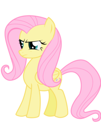 Size: 800x981 | Tagged: safe, artist:bluefluffydinosaur, fluttershy, g4, griffon the brush off, female, simple background, solo, transparent background, vector