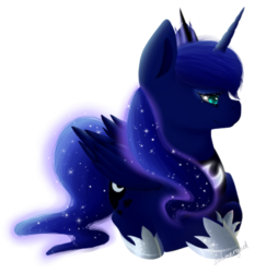 Size: 1015x1045 | Tagged: safe, artist:submerged08, princess luna, g4, female, solo