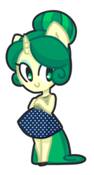 Size: 536x1000 | Tagged: safe, artist:looji, oc, oc only, oc:felicity mossrock, unicorn, anthro, ambiguous facial structure, solo