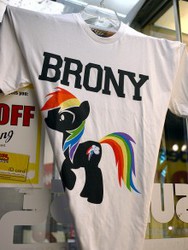 Size: 220x293 | Tagged: safe, rainbow dash, g4, brony, clothes, photo, t-shirt