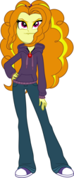 Size: 6000x14283 | Tagged: safe, artist:givralix, adagio dazzle, equestria girls, g4, my little pony equestria girls: rainbow rocks, absurd resolution, clothes, female, hoodie, simple background, solo, transparent background, vector