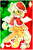 Size: 600x910 | Tagged: dead source, safe, artist:wolfyato, applejack, earth pony, pony, g4, bipedal, braided tail, female, hat, mare, pixiv, santa hat, solo