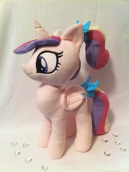 Size: 1936x2592 | Tagged: safe, artist:planetplush, princess cadance, g4, customized toy, irl, photo, plushie, solo, younger