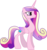 Size: 6170x6500 | Tagged: safe, artist:icaron, artist:theshadowstone, princess cadance, alicorn, pony, g4, absurd resolution, concave belly, female, mare, missing accessory, show accurate, simple background, slender, solo, thin, transparent background, vector