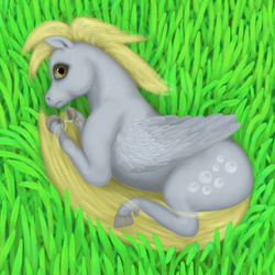 Size: 1000x1000 | Tagged: safe, artist:soobel, derpy hooves, pegasus, pony, g4, crying, female, mare, solo