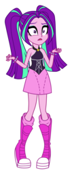 Size: 2056x5000 | Tagged: safe, artist:mixiepie, aria blaze, equestria girls, g4, my little pony equestria girls: rainbow rocks, clothes swap, female, simple background, sleeveless, solo, transparent background, vector