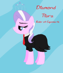 Size: 450x519 | Tagged: dead source, safe, artist:butterkinz24, diamond tiara, earth pony, pony, g4, female, solo