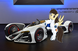 Size: 1280x850 | Tagged: safe, wild fire, g4, chaparral, gran turismo, irl, photo, ponies in real life