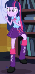 Size: 356x750 | Tagged: safe, edit, edited screencap, screencap, twilight sparkle, equestria girls, g4, my little pony equestria girls, animated, cropped, female, loop, out of context, solo