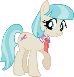 Size: 6000x6229 | Tagged: safe, artist:slb94, coco pommel, g4, absurd resolution, female, simple background, solo, transparent background, vector