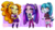 Size: 2107x1200 | Tagged: safe, artist:airknightmystery, adagio dazzle, aria blaze, sonata dusk, equestria girls, g4, my little pony equestria girls: rainbow rocks, chibi, cute, looking at you, the dazzlings