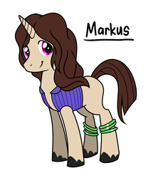 Size: 759x853 | Tagged: safe, artist:frankier77, oc, oc only, oc:markus, pony, unicorn, male, solo, stallion