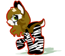 Size: 2000x1700 | Tagged: safe, artist:shaynaclaw, okapi, solo