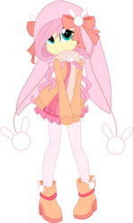 Size: 1547x2601 | Tagged: safe, artist:oathkeeper21, fluttershy, equestria girls, g4, alternate clothes, clothes, dress, female, solo, stockings