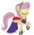 Size: 510x520 | Tagged: safe, artist:karmadash, oc, oc only, oc:princess penumbra, cape, clothes, dress, offspring, parent:fluttershy, parent:king sombra, parents:sombrashy, solo, tiara