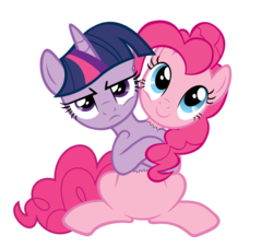 Size: 1317x1193 | Tagged: artist needed, safe, pinkie pie, twilight sparkle, pony, g4, c:, conjoined, crossed hooves, duo, female, frown, fusion, glare, grumpy, happy, help us, hilarious in hindsight, i dont even, lesbian, looking at you, multiple heads, sewn together, ship:twinkie, shipping, simple background, smiling, together forever, transparent background, two heads, unamused, wat, we have become one, what has science done, wtf