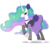 Size: 2800x2500 | Tagged: safe, artist:mixermike622, princess celestia, alicorn, pony, g4, clothes, dress, female, mare, saloon dress, simple background, solo, transparent background