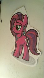 Size: 1024x1820 | Tagged: safe, artist:drawponies, oc, oc only, solo, traditional art