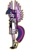 Size: 500x800 | Tagged: safe, artist:cofotory, twilight sparkle, anthro, g4, ambiguous facial structure, female, glasses, simple background, solo, transparent background, twilight sparkle (alicorn)