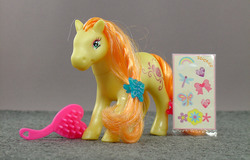 Size: 720x460 | Tagged: safe, lanard, pony tails, strawberry vine, toy