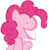 Size: 850x850 | Tagged: artist needed, safe, pinkie pie, earth pony, pony, g4, big mouth, female, grin, mare, nightmare fuel, no eyes, nostrils, not salmon, simple background, smiling, solo, squee, transparent background, wat, your soul is mine