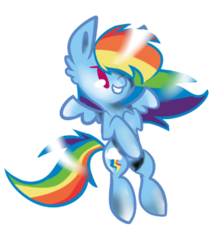 Size: 400x453 | Tagged: safe, artist:theofficialsomething, rainbow dash, g4, female, solo