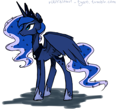 Size: 500x428 | Tagged: safe, artist:rikitikitavi-tyan, princess luna, g4, female, solo