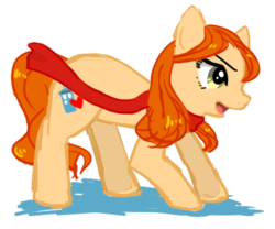 Size: 500x416 | Tagged: safe, artist:c-minded, pony, amy pond, doctor who, open mouth, pixiv, ponified, simple background, smiling, solo, transparent background
