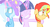 Size: 922x497 | Tagged: safe, artist:contny, sunset shimmer, trixie, twilight sparkle, alicorn, pony, unicorn, g4, counterparts, female, magical trio, mare, twilight sparkle (alicorn), twilight's counterparts