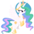 Size: 2000x2000 | Tagged: safe, artist:pvrii, princess celestia, pony, g4, female, high res, mare, simple background, solo, transparent background