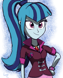 Size: 973x1200 | Tagged: safe, artist:varemia, sonata dusk, equestria girls, g4, my little pony equestria girls: rainbow rocks, female, gem, siren gem, solo