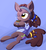 Size: 2880x3163 | Tagged: safe, artist:feline-gamer, oc, oc only, pony, unicorn, bedroom eyes, clothes, dreadlocks, high res, hoof hold, mug, shirt, sitting, smiling, solo, sweater, wink