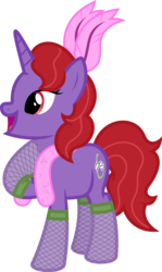 Size: 6400x10765 | Tagged: safe, artist:parclytaxel, oc, oc only, oc:dice venom, pony, unicorn, .svg available, absurd resolution, clothes, feather, fishnet stockings, open mouth, scarf, simple background, smiling, solo, transparent background, vector