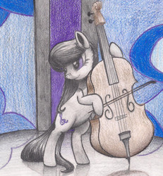 Size: 1136x1228 | Tagged: safe, artist:graboiidz, octavia melody, g4, cello, female, musical instrument, solo, traditional art