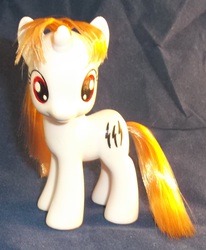 Size: 1729x2097 | Tagged: safe, artist:gryphyn-bloodheart, oc, oc only, pony, unicorn, brushable, commission, customized toy, irl, photo, toy