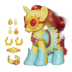 Size: 1500x1500 | Tagged: safe, sunset shimmer, pony, unicorn, g4, cutie mark magic, doll, irl, photo, toy