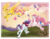 Size: 900x710 | Tagged: safe, artist:cigarscigarettes, dancing butterflies, gingerbread, sundance, butterfly, earth pony, pegasus, pony, g1, bow, female, flying, mare, ribbon, running, tail bow, trio, unshorn fetlocks