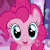Size: 200x200 | Tagged: safe, screencap, pinkie pie, earth pony, pony, g4, season 1, suited for success, animated, cute, diapinkes, female, gif, hub logo, hubble, logo, mare, open mouth, open smile, picture for breezies, smiling, solo, the hub