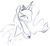 Size: 1279x1178 | Tagged: safe, artist:jankrys00, princess luna, alicorn, pony, lunadoodle, g4, crying, female, monochrome, solo