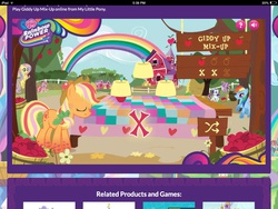 Size: 1024x768 | Tagged: safe, applejack, g4, game, hasbro, wat