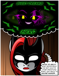 Size: 1280x1641 | Tagged: safe, artist:askbritanniamlp, oc, oc only, oc:britannia, oc:svelte, batwoman, catwoman, comic, tumblr