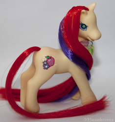 Size: 697x740 | Tagged: safe, artist:silvermoonbreeze, apple spice, g2, g3, customized toy, g3 to g2, generation leap, irl, photo, toy