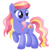 Size: 200x200 | Tagged: safe, artist:dynamovolition, triple treat, earth pony, pony, g3, g4, g3 to g4, generation leap, simple background, transparent background