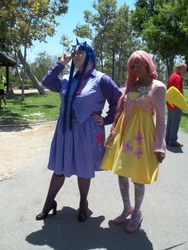 Size: 3216x4288 | Tagged: safe, artist:sabienstrange, fluttershy, twilight sparkle, human, g4, cosplay, irl, irl human, photo