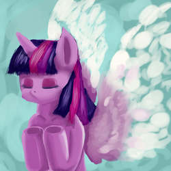 Size: 1500x1500 | Tagged: safe, artist:sfear222, twilight sparkle, alicorn, pony, g4, female, mare, solo, twilight sparkle (alicorn)