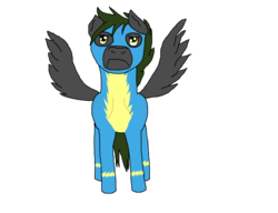 Size: 1300x1000 | Tagged: safe, artist:patec, oc, oc only, oc:xormak, simple background, solo, transparent background, wonderbolts, wonderbolts uniform